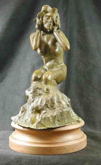 Les non-dits  - 3500 € - Bronze numéroté - 27 x 14 x 15 cm